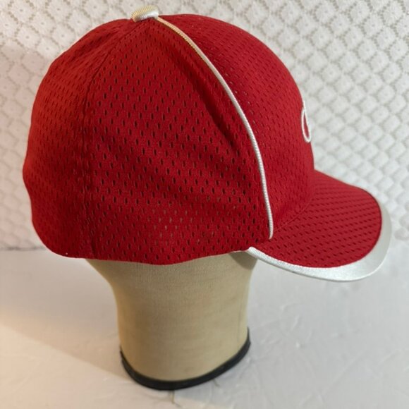 VTG Audi Lightweight Sports Cap -Red with White Logo, Trim, & Accents - Picture 5 of 8